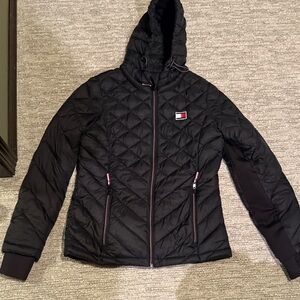 Tommy Hilfiger Black Quilted Puffer Jacket